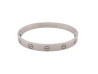 bracelet cartier love crb6067617 or blanc gris 18k t16