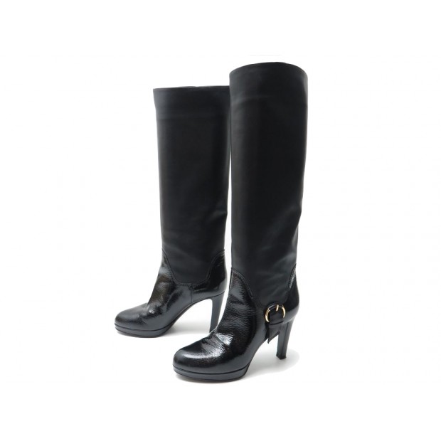 BOTTES SERGIO ROSSI 37 IT 37.5 FR CUIR 