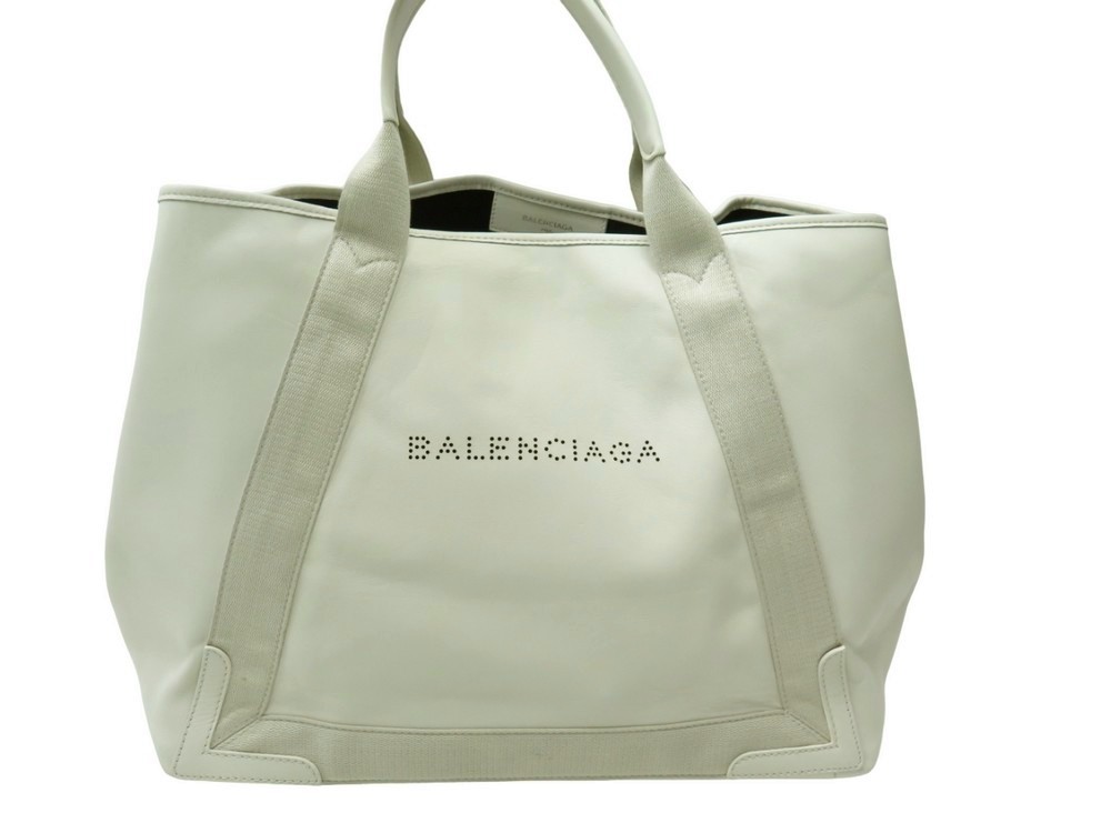 sac a main balenciaga 339936 navy cabas cuir