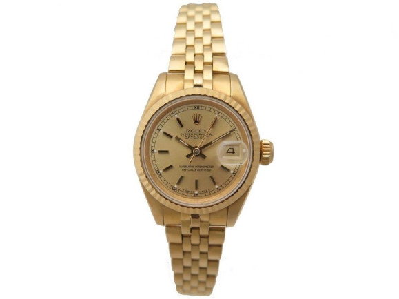 montre rolex 69178 oyster perpetual datejust 26 mm or