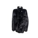 NEUF MANTEAU LONG YVES SALOMON 48 M EN FOURRURE VISON NOIR FUR MINK COAT 9800€