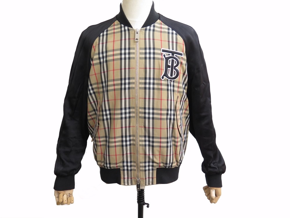 blouson veste burberry bomber harrington tartan check