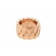 BAGUE CARTIER LA DONNA EN OR ROSE 18K LARGEUR 13MM + BOITE PINK GOLD RING 4750€