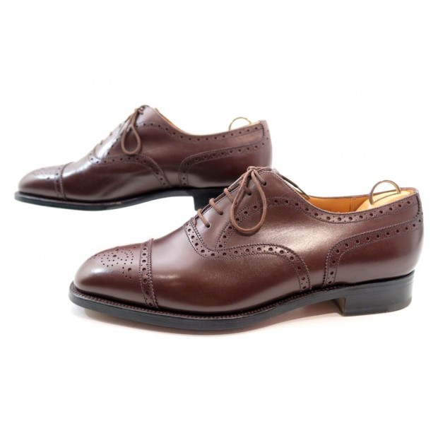 NEUF CHAUSSURES JM WESTON RICHELIEU 310 7.5G 41.5 LARGE 42 CUIR EMBAUCHOIRS 760€