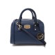 NEUF SAC A MAIN MICHAEL KORS SMALL JET SET 35S3GSAS1L BANDOULIERE CUIR BLEU 375€