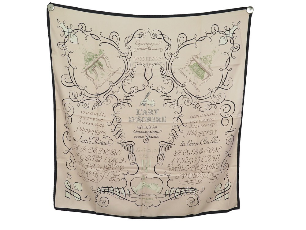 洋書 L'art d'ecrire -foulard-hermes-l-art-d-ecrire