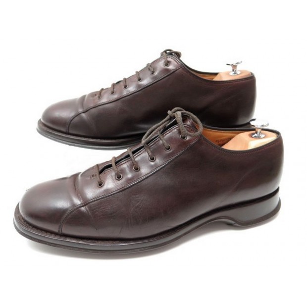 CHAUSSURES CHURCH'S BASKETS 9.5F 43.5 EN CUIR MARRON SNEAKERS LEATHER SHOES