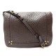 NEUF SAC A MAIN JEROME DREYFUSS IGOR EN CUIR MARRON BANDOULIERE BAG PURSE 575€