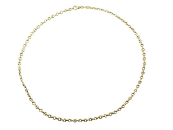 collier chaumet maille forcat 71 cm 72.4 gr or