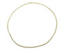 collier chaumet maille forcat 71 cm 72.4 gr or