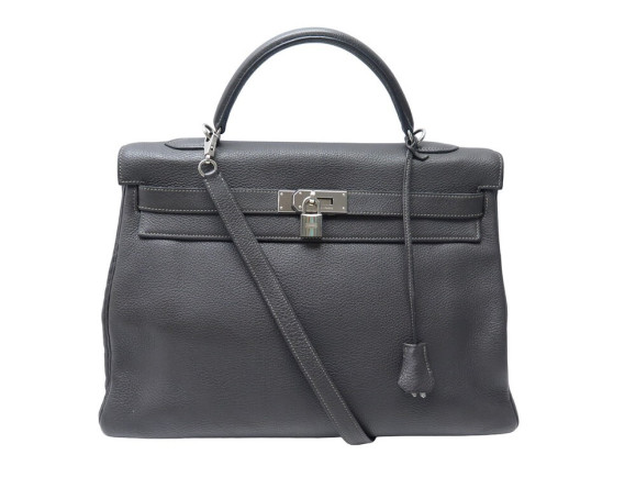 sac a main hermes kelly 40 retourne 2004 en cuir togo
