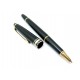 STYLO BILLE MONTBLANC MEISTERSTUCK CLASSIQUE DORE RESINE NOIR BALLPOINT PEN 355€