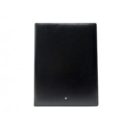 NEUF CAHIER DE NOTES MONTBLANC MEISTERSTUCK BLOC GRAND FORMAT A4 CUIR NOIR 420€