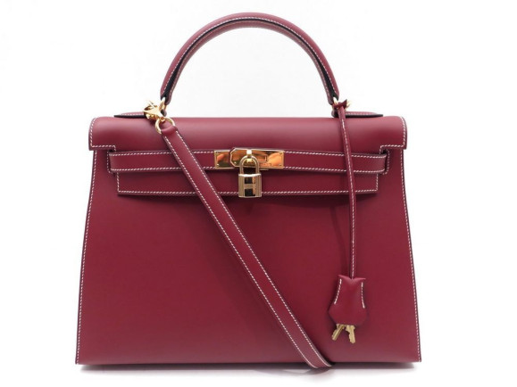  sac a main hermes kelly 32 bandouliere en cuir