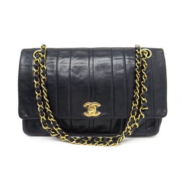 VINTAGE SAC A MAIN CHANEL TIMELESS CUIR MATELASSE VERTICAL HAND BAG PURSE 10300€