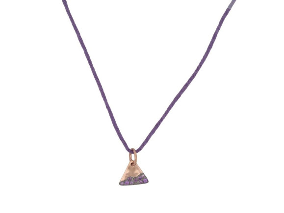 pendentif dodo pomellato precious tag sur cordon or 9k