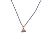 pendentif dodo pomellato precious tag sur cordon or 9k