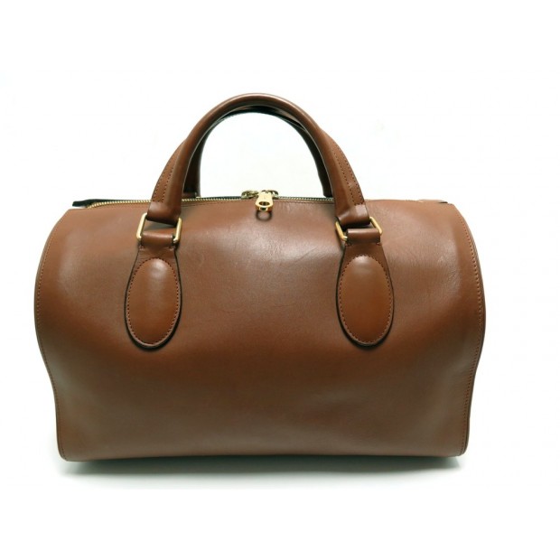 SAC A MAIN CHLOE AURORE EN CUIR MARRON BROWN LEATHER HAND BAG PURSE 1690€