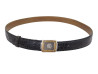 ceinture cartier santos en cuir crocodile marron