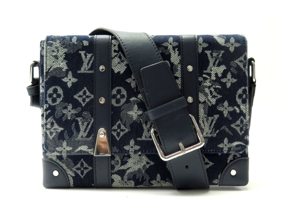 sac louis vuitton messenger trunk m45727 monogram