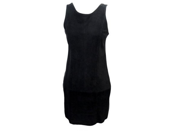 robe hermes sans manche daim 38 m en daim sleeveless