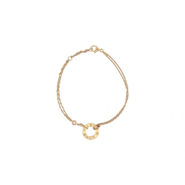 BRACELET CARTIER LOVE CRB6038300 16-18 EN OR JAUNE 18K 4.4 GR GOLD BANGLE 2470€