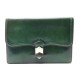 VINTAGE SAC A MAIN HERMES 24 FG ST HONORE POCHETTE EN CUIR BOX VERT CLUTCH PURSE