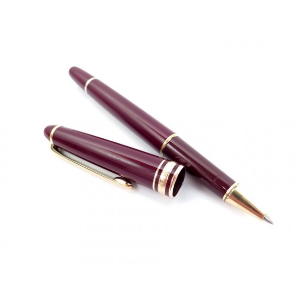 STYLO BILLE MONTBLANC MEISTERSTUCK RESINE BORDEAUX 