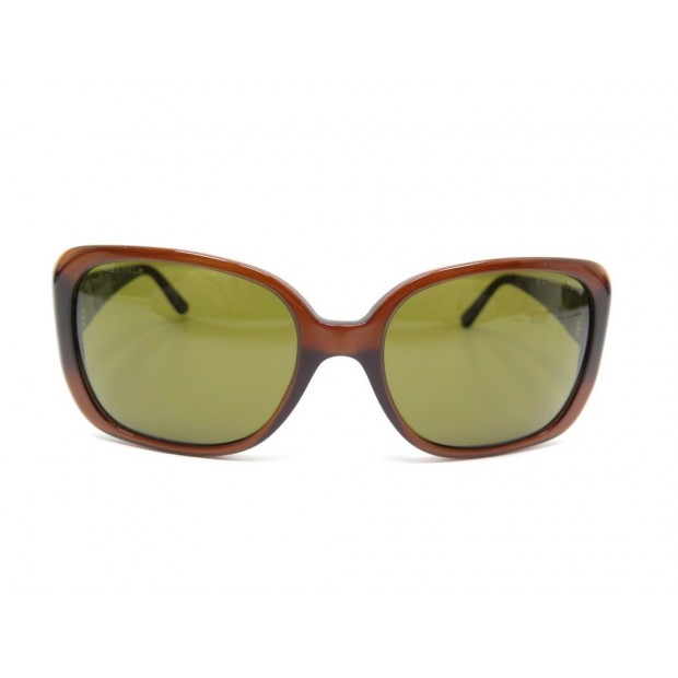 NEUF LUNETTES DE SOLEIL CHANEL 5101 EN PLASTIQUE MARRON SUNGLASSES 320€