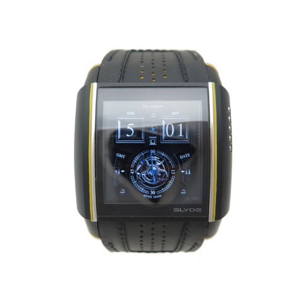 NEUF MONTRE HD3 SLYDE YELLOW BOITE PAPIER 