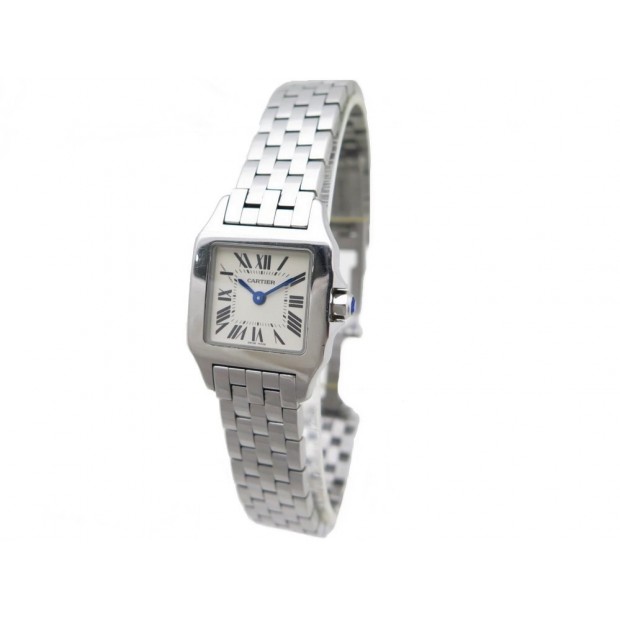 MONTRE CARTIER SANTOS MADEMOISELLE 2698 20 MM CARRE QUARTZ EN ACIER WATCH 3900€