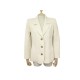 VINTAGE VESTE YVES SAINT LAURENT XS 34 EN LAINE ECRU BOUTONS YSL JACKET 2000€