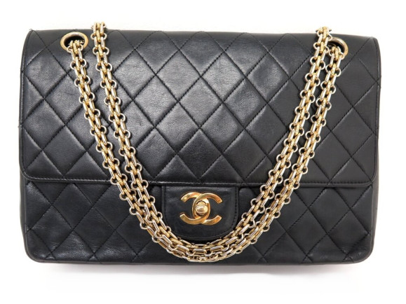 sac a main chanel timeless cuir matelasse noir