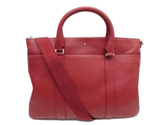 porte documents montblanc cuir soft grain 118734