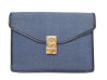 pochette celine c classique en jean denim bleu