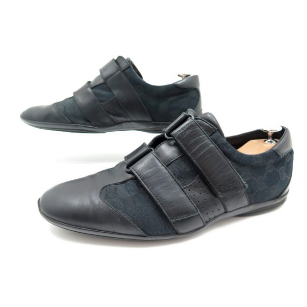 CHAUSSURES GUCCI GUCCISSIMA 091835 BASKETS 41.5 IT 42 FR NOIR SHOES 470€