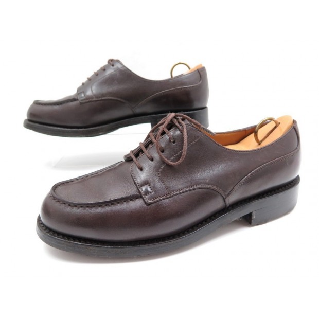 chaussures jm weston derby golf 641 6d 40 cuir marron