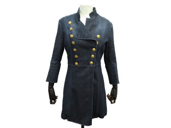manteau pierre balmain veste longue militaire