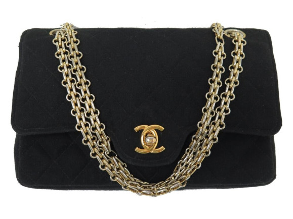sac a main chanel timeless pm toile jersey