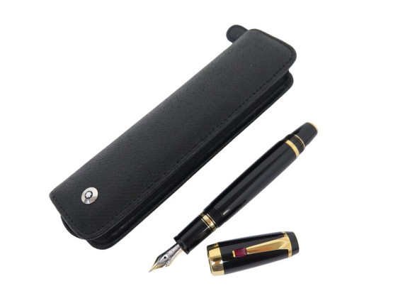 stylo plume montblanc boheme pierre rouge 3665 etui