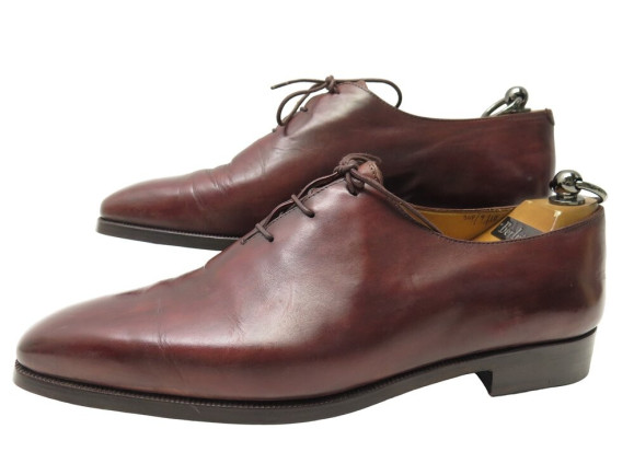 chaussures berluti olga 349 one cut richelieu en cuir