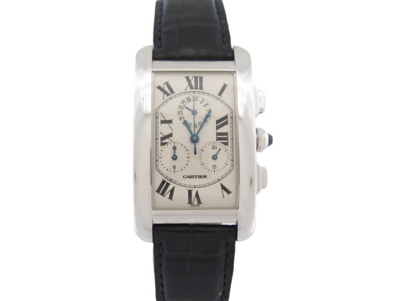 montre cartier tank americaine 2312 en or 18k quartz