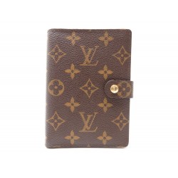 PORTE AGENDA LOUIS VUITTON EN TOILE MONOGRAM LV MARRON CANVAS DIARY COVER 255€