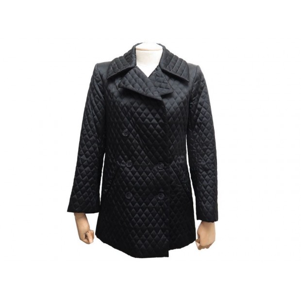 MANTEAU YVES SAINT LAURENT RIVE GAUCHE M 38 MATELASSE VESTE QUILTED COAT 1200€