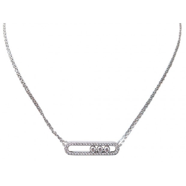 COLLIER MESSIKA MOVE OR BLANC DIAMANTS 