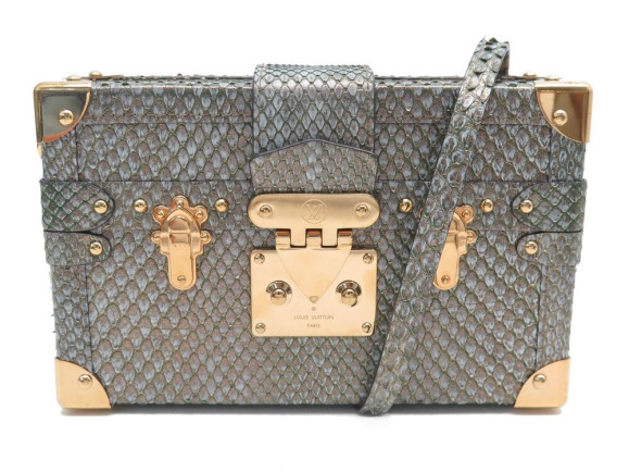 sac a main louis vuitton petite malle en cuir de