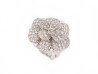 bague chanel camelia t55 en or blanc 18k 228 diamants