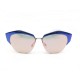 LUNETTES DE SOLEIL DIOR MIRRORED I220J EN METAL BLEU MIROIR SUNGLASSES 385€