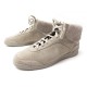 NEUF CHAUSSURES LOUIS VUITTON 37 BASKETS FOURREES DAIM GRIS SNEAKERS SUEDE 550€