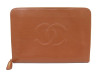 pochette chanel ordinateur logo cc cuir caviar